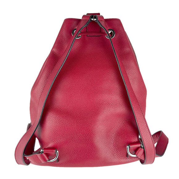 GUCCI Red Leather Backpack main image 10